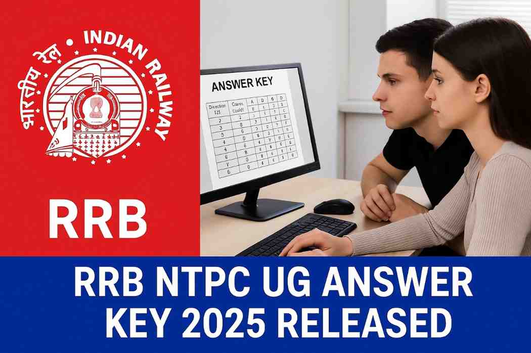 RRB NTPC UG Answer Key 2025