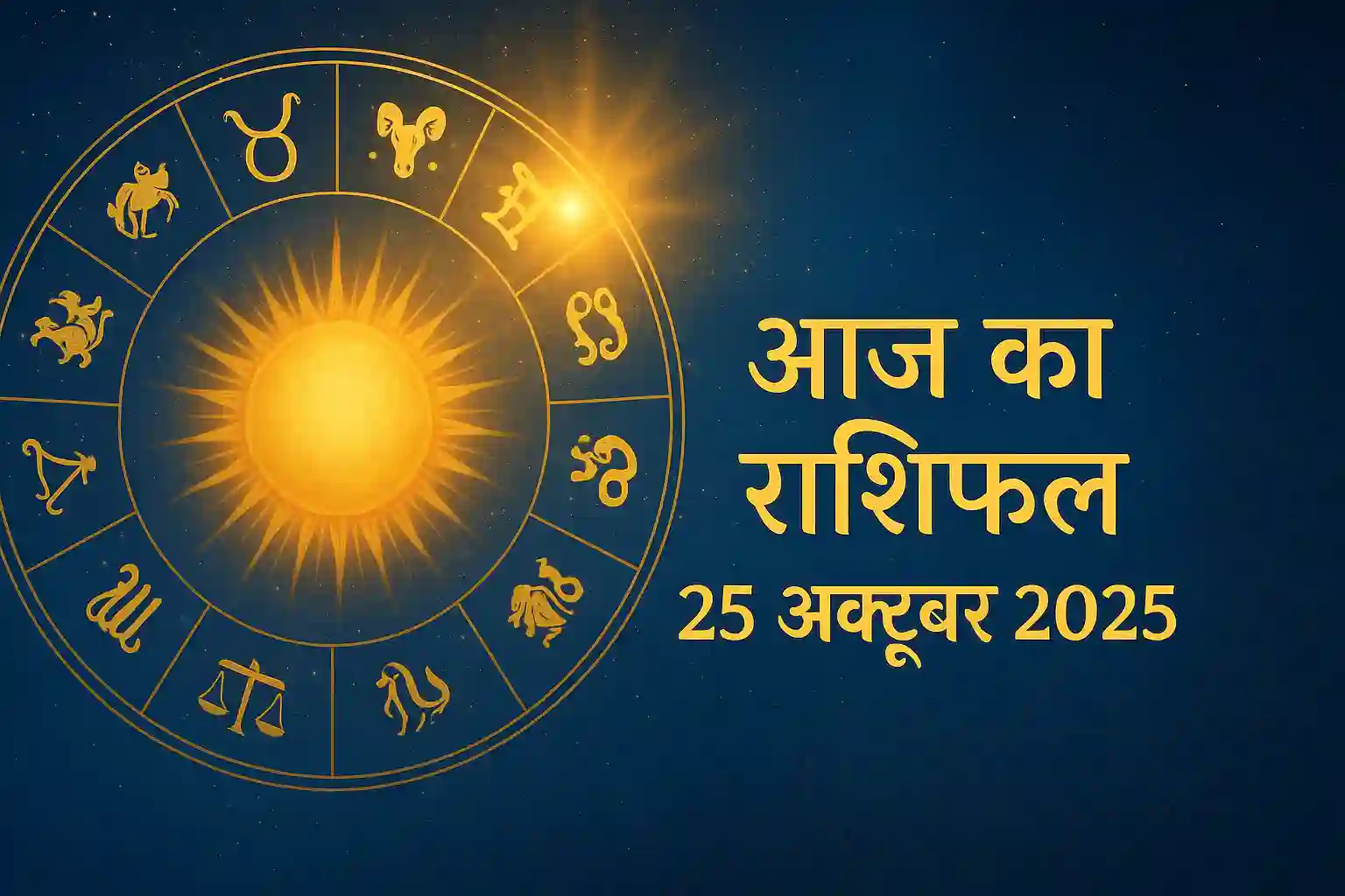 Aaj Ka Rashifal 25 October 2025
