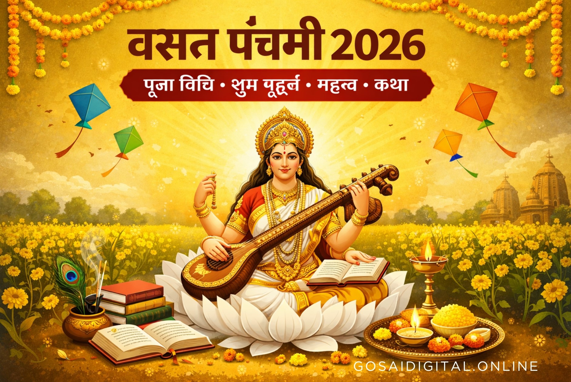 वसंत पंचमी 2026 सरस्वती पूजा
