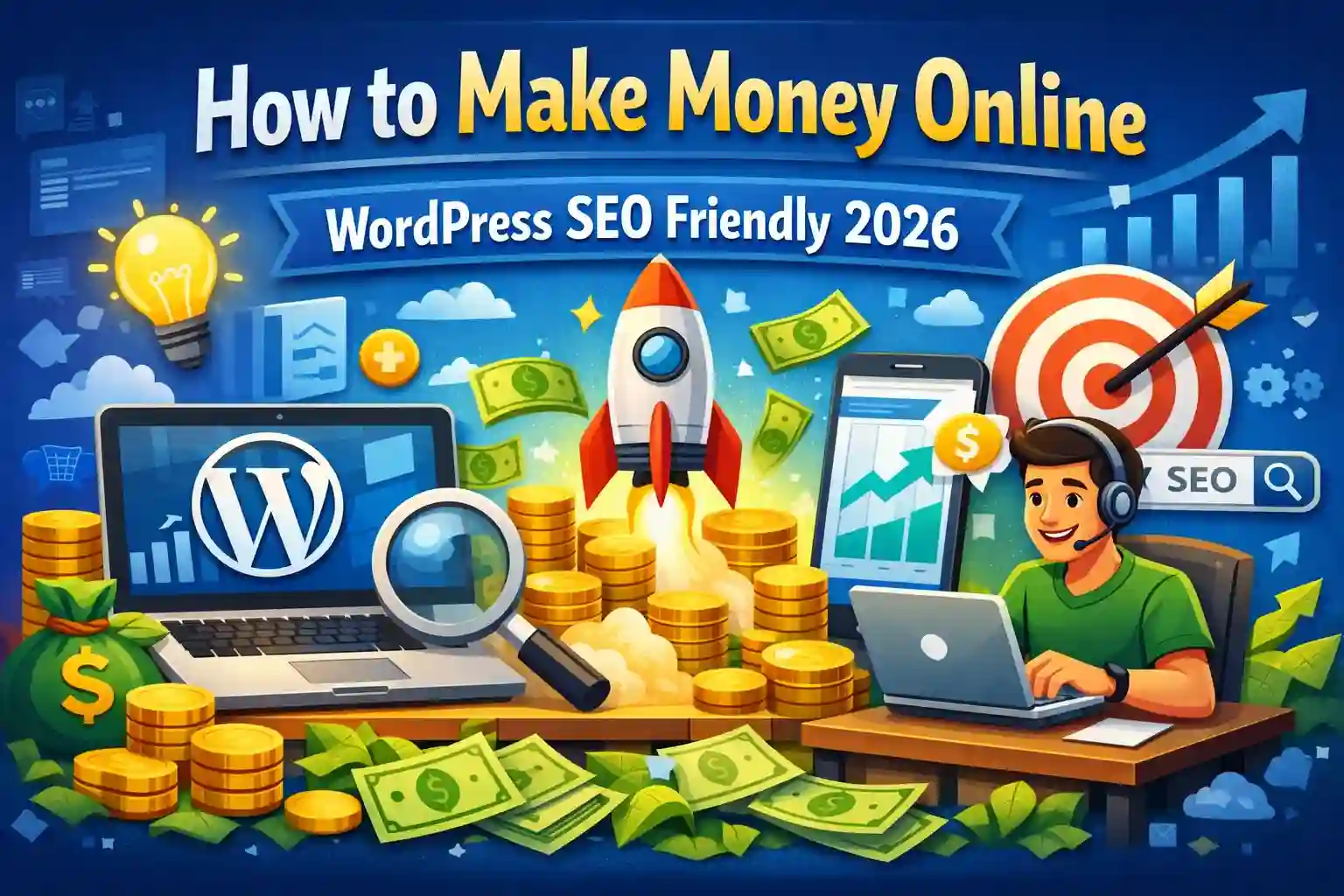 How to Make Money Online WordPress SEO Friendly 2026