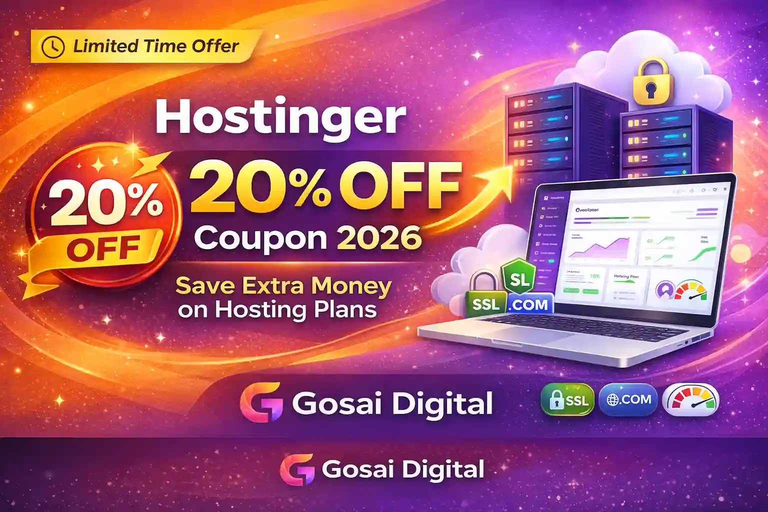 Hostinger 20% Discount Coupon Code 2026